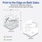Avery Printable Hexagon Flat Cards, Sure Feed Technology, 3-1/2" x 4", Glossy White Cardstock, Print-to-The-Edge, Laser/Inkjet Printable, 100 Total